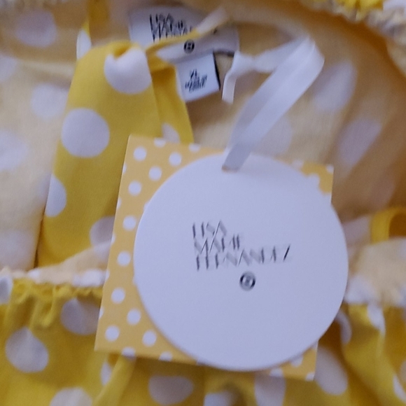 🇺🇸 Lisa Marie Fernandez x Target Polka Dot 1 Shoulder - Picture 4 of 5